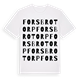 Forsbrotorp ordlek t-shirt
