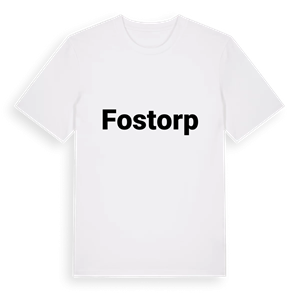 Fostorp fetstil t-shirt – ekologisk bomull t-shirt från Pinshirt