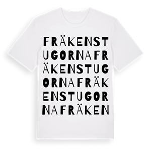 Fräkenstugorna ordlek t-shirt – ekologisk bomull t-shirt från Pinshirt