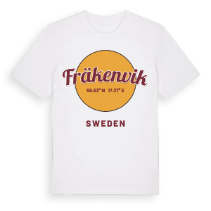 Fräkenvik cirkel t-shirt – ekologisk bomull t-shirt från Pinshirt