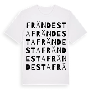 Frändesta ordlek t-shirt – ekologisk bomull t-shirt från Pinshirt