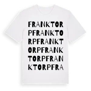 Franktorp ordlek t-shirt – ekologisk bomull t-shirt från Pinshirt