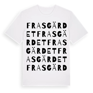 Frasgärdet ordlek t-shirt – ekologisk bomull t-shirt från Pinshirt