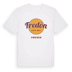 Fredön cirkel t-shirt – ekologisk bomull t-shirt från Pinshirt