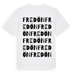 Fredön ordlek t-shirt – ekologisk bomull t-shirt från Pinshirt
