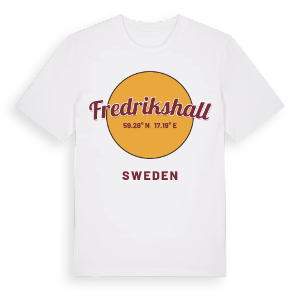 Fredrikshall cirkel t-shirt – ekologisk bomull t-shirt från Pinshirt