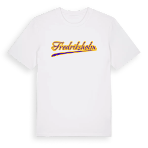 Fredriksholm baseball t-shirt – ekologisk bomull t-shirt från Pinshirt