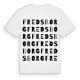 Fredsborg ordlek t-shirt
