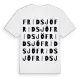 Fridsjö ordlek t-shirt