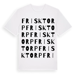 Frisktorp ordlek t-shirt – ekologisk bomull t-shirt från Pinshirt