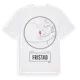 White t-shirt med Fristad t-shirt