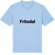 Blue Soul t-shirt med Fritsdal fetstil t-shirt