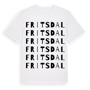 Fritsdal ordlek t-shirt – ekologisk bomull t-shirt från Pinshirt