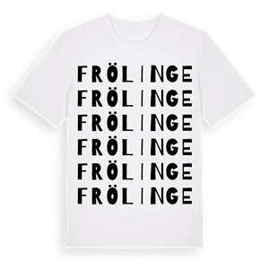 Frölinge ordlek t-shirt – ekologisk bomull t-shirt från Pinshirt