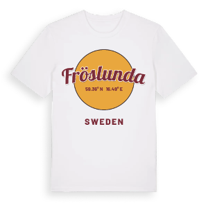 Fröslunda cirkel t-shirt – ekologisk bomull t-shirt från Pinshirt