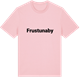 Pink Cotton t-shirt med Frustunaby fetstil t-shirt