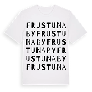 Frustunaby ordlek t-shirt – ekologisk bomull t-shirt från Pinshirt