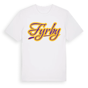 Fyrby baseball t-shirt – ekologisk bomull t-shirt från Pinshirt