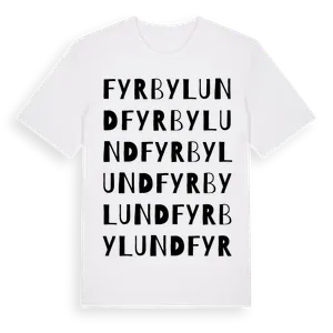 Fyrbylund ordlek t-shirt – ekologisk bomull t-shirt från Pinshirt