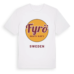 Fyrö cirkel t-shirt – ekologisk bomull t-shirt från Pinshirt