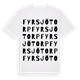 Fyrsjötorp ordlek t-shirt