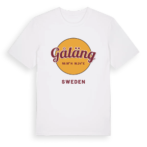 Gåläng cirkel t-shirt – ekologisk bomull t-shirt från Pinshirt