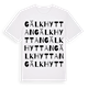Gälkhyttan ordlek t-shirt