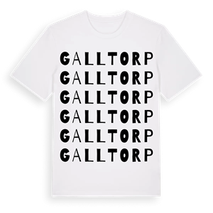 Galltorp ordlek t-shirt – ekologisk bomull t-shirt från Pinshirt