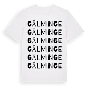 Gälminge ordlek t-shirt – ekologisk bomull t-shirt från Pinshirt