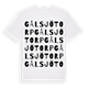 Gålsjötorp ordlek t-shirt
