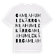 Gamla Humlekärr ordlek t-shirt