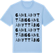Blue Soul t-shirt med Gamla Hyttäng ordlek t-shirt