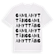 Gamla Hyttäng ordlek t-shirt