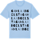 Blue Soul t-shirt med Gamla Ingelsta ordlek t-shirt