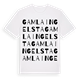 Gamla Ingelsta ordlek t-shirt