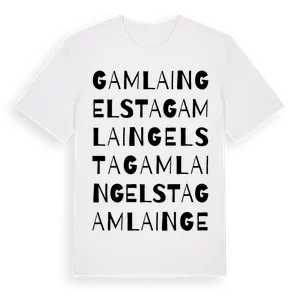 Gamla Ingelsta ordlek t-shirt – ekologisk bomull t-shirt från Pinshirt