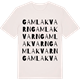 Vintage White t-shirt med Gamla Kvarn ordlek t-shirt