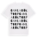 Gamla Röktorp ordlek t-shirt