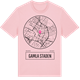 Pink Cotton t-shirt med Gamla staden t-shirt