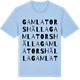Blue Soul t-shirt med Gamla Torshälla ordlek t-shirt