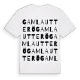 Gamla Utterö ordlek t-shirt
