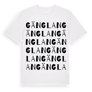 Gänglan ordlek t-shirt – ekologisk bomull t-shirt från Pinshirt