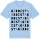 Blue Soul t-shirt med Gärdesta ordlek t-shirt