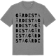Mid Heather Gray t-shirt med Gärdesta ordlek t-shirt