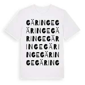 Gäringe ordlek t-shirt – ekologisk bomull t-shirt från Pinshirt