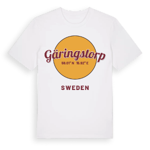 Gäringstorp cirkel t-shirt – ekologisk bomull t-shirt från Pinshirt