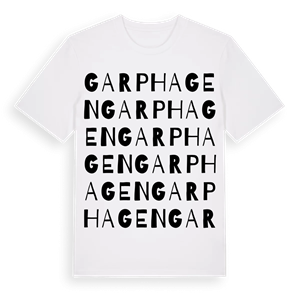 Garphagen ordlek t-shirt – ekologisk bomull t-shirt från Pinshirt
