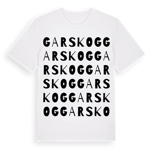 Garskog ordlek t-shirt – ekologisk bomull t-shirt från Pinshirt