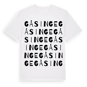 Gåsinge ordlek t-shirt – ekologisk bomull t-shirt från Pinshirt