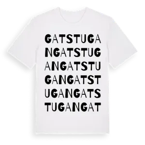 Gatstugan ordlek t-shirt – ekologisk bomull t-shirt från Pinshirt